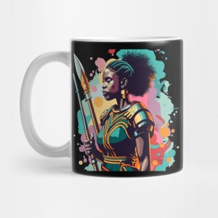 African Woman Warrior Mug